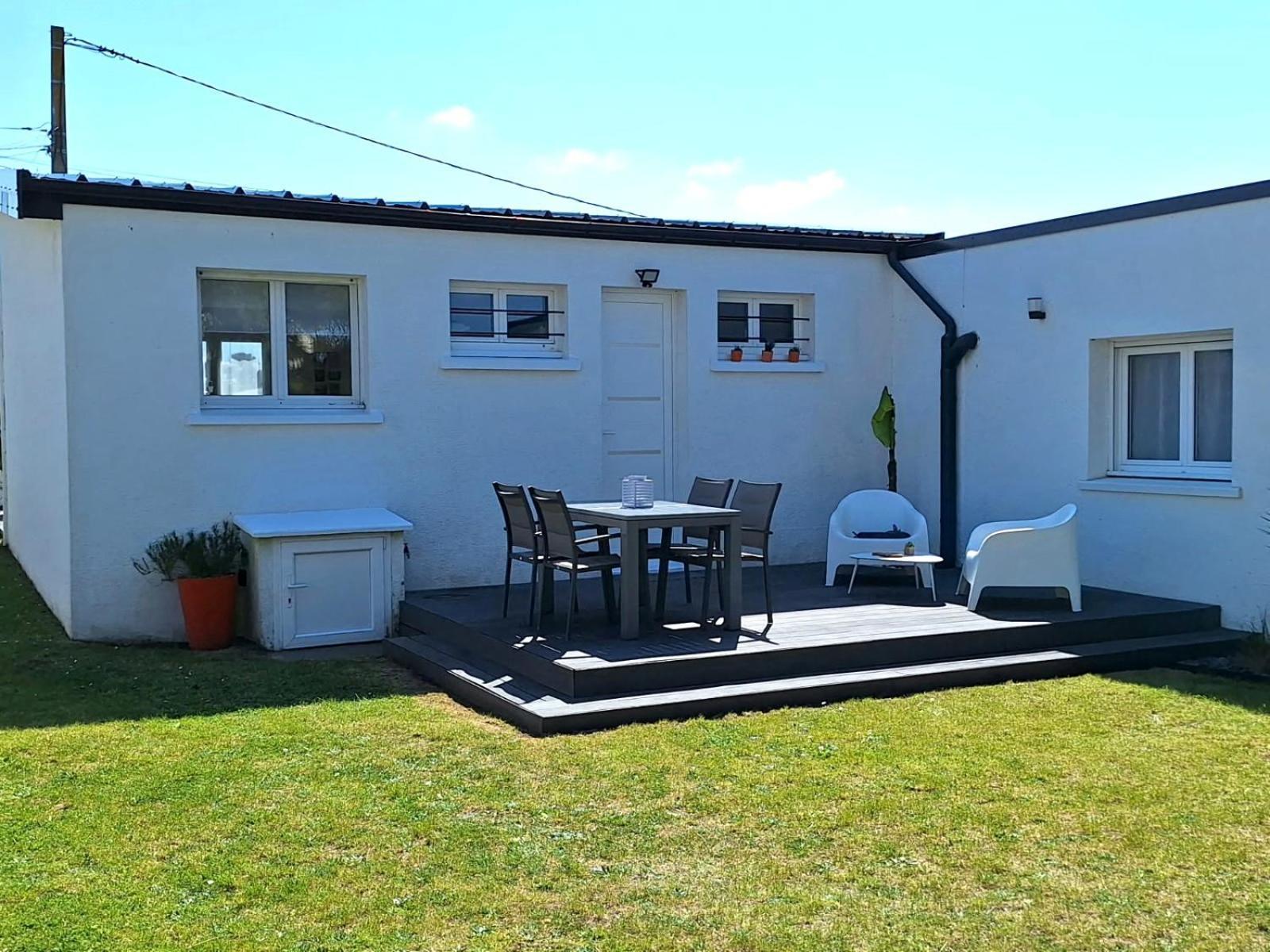 La Villa Kikifil, Bord De Mer Saint-Germain-sur-Ay Buitenkant foto